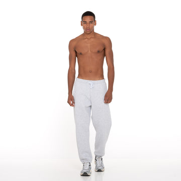 Slctd logo pants - light grey