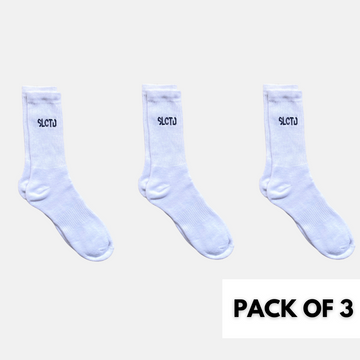 Trademark Socks - Pack of 3 white