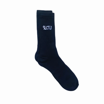 Black trademark socks