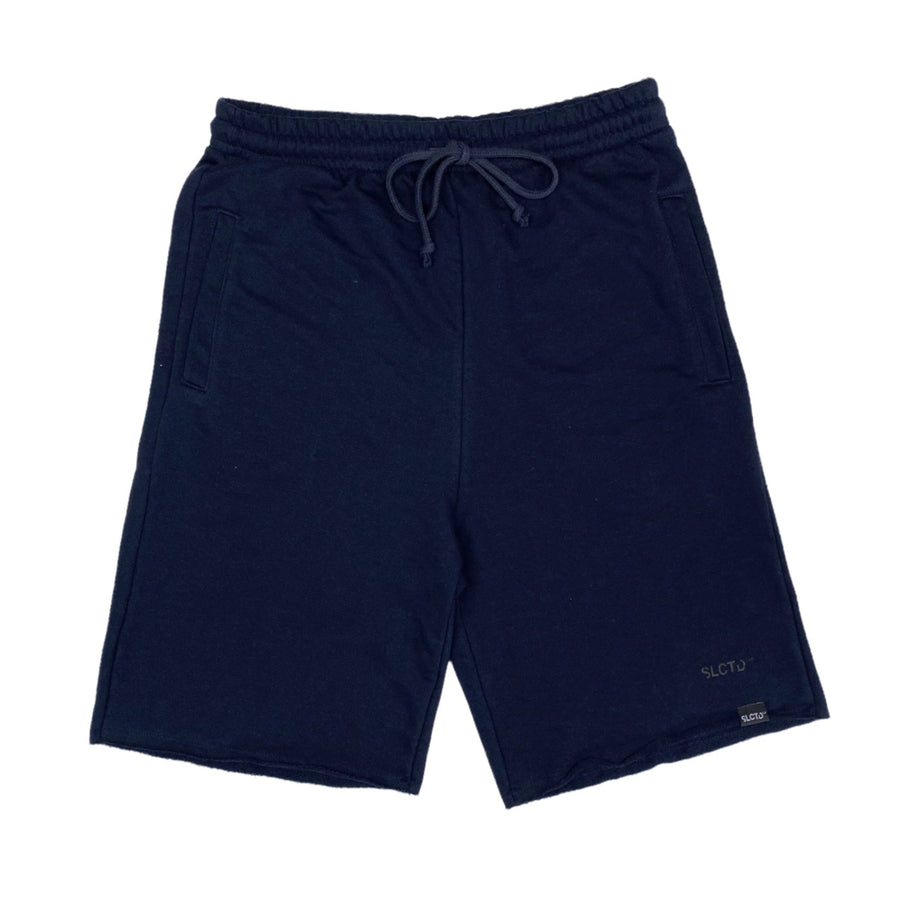 Navy blue trademark shorts