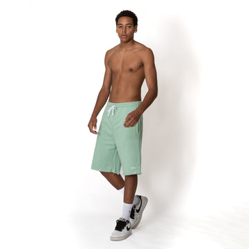 Light green trademark shorts