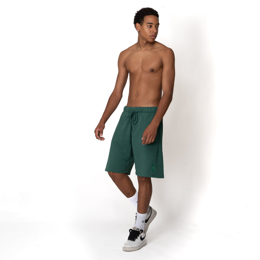 Forrest green trademark shorts